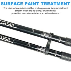 2x Aluminum Trekking Walking Hiking Stick Poles Adjustable Alpenstock Anti-Shock