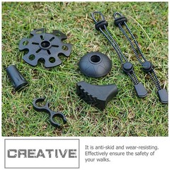 12Pcs Outdoor Climbing Trekking Pole Covers Disk Walking Stick Cover