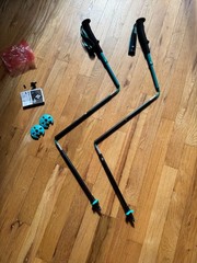 BLACK DIAMOND distance carbon Z DEMO trail run poles ultralite 3 section 105 cm