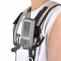 Backpack Tether for Handheld GPS Devices – Spine Mount Adapter & Safety Cord