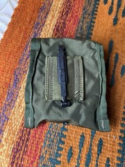 Cammenga Model 27 US Military Phosphorescent Lensatic Compass Tested W Pouch