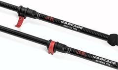 Cascade Mountain Tech Carbon Fiber Trekking Poles Adjustable Locks