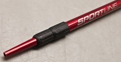 SPORTLINE Replacement Adjustable Aluminum Walking Pole, Red (XC550)