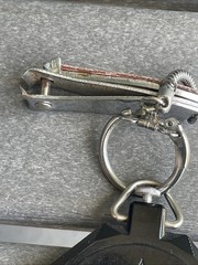 vintage Taylor Leedawl pocket compass (Model No. 2920) With Fish Clipper