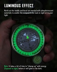 Eyeskey Tactical Survival Compass with Lanyard & Pouch | Waterproof & Impact …