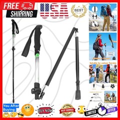 Travel Folding Trekking Hiking Pole with Carrying Case,Collapsible Cane Adjus…