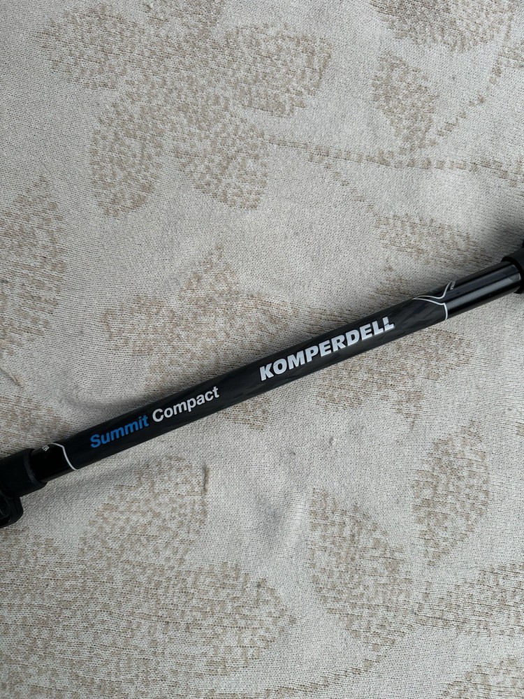 KOMPERDELL Single Trekking Pole Telescoping Summit Aluminum Pole With Foam Grip