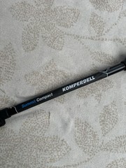 KOMPERDELL Single Trekking Pole Telescoping Summit Aluminum Pole With Foam Grip