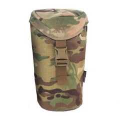 TASMANIAN TIGER 1L BOTTLE POUCH INSULATED MOLLE CORDURA MULTICAM, COYOTE, BLACK