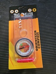 Trail Blazer Orienteer Compass – 5.25″ Liquid Filled With Luminous Markings