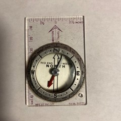 Vintage Liquid Free Dry Silva System Pocket Compass La Porte Indiana Directional