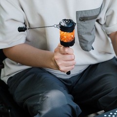 Game Accessories for Camping with 19 Lights and 360 Degree Rotating Turntable