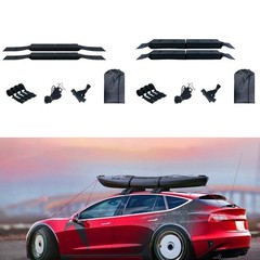For kayak Rack Pads Soft Roof Rack Set for For car with Straps and Storage Bag