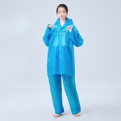 Waterproof EVA Raincoat And Pants Set Lightweight For Outdoor Activities