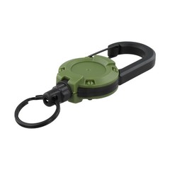 Retractable Keychain with 60cm Steel Cable Great for Keeping Keys Within Reach