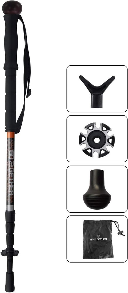 G2 GO2GETHRE Multipurpose Telescopic Trekking Poles – Strong Aircraft Alloy