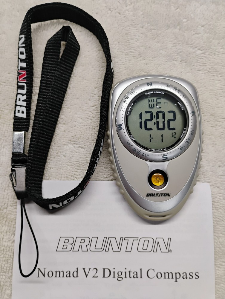 Brunton Nomad V2 Pro Digital Compass Altimeter Barometer Temp Survival Hike Hunt