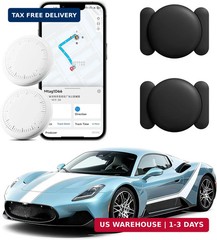 GPS Tracker for Vehicles,Mini Hidden Car Tracker with Magnetic Case,No Monthly F