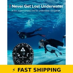 SUUNTO Clipper Micro Compass – Attachable for Outdoor Navigation