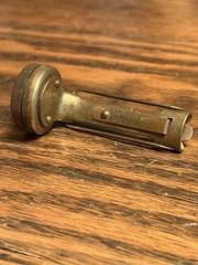 Vintage TRU-NORD Brass Clip On Compass V.E. Budlong Brainerd MN Working Order