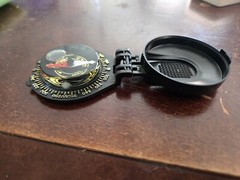 Vintage Brunson Pocket Compass Made In The USA Used