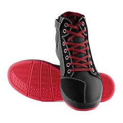 Men’s Motorcycle Boots Rider Racing Hiking Trekking Outdoor 11 Hw001 Black Red