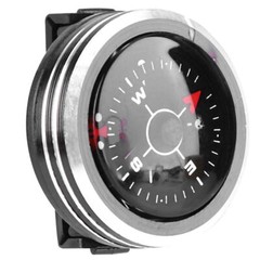Slide on 25MM Watch Wrist Band Strap Compass Outdoor Waterproof Survival Gadget