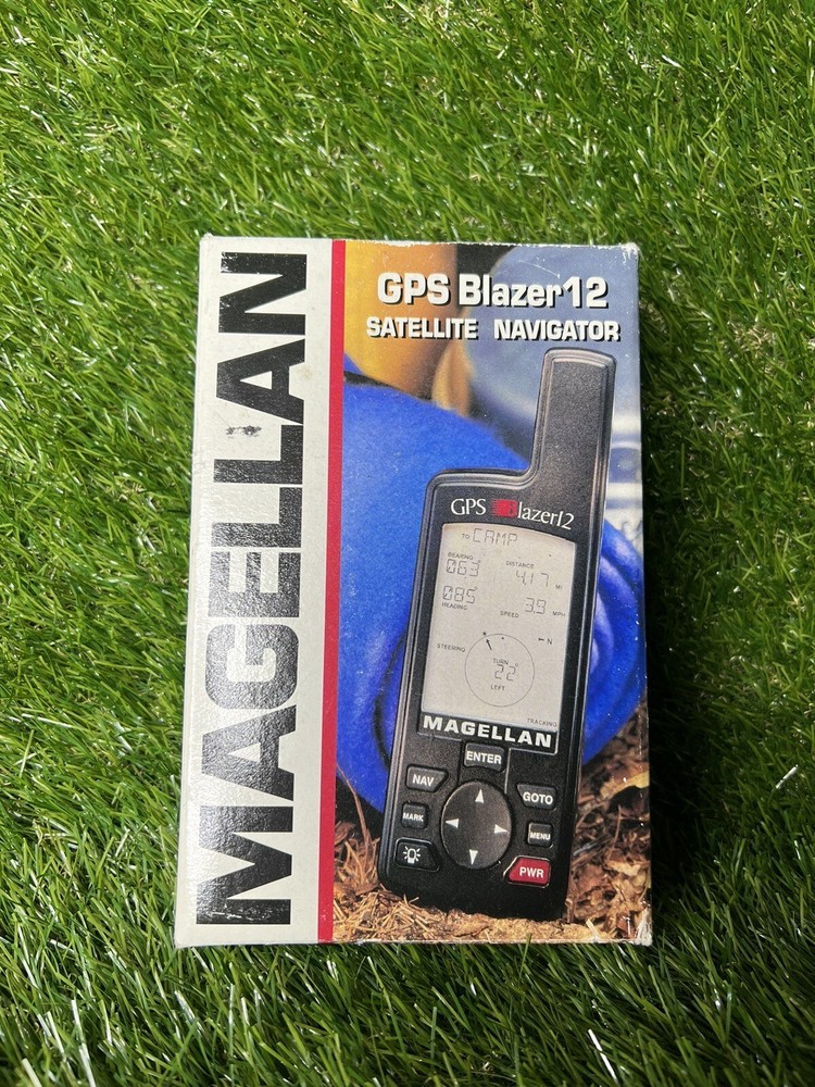 Magellan GPS Blazer 12 Satellite Navigator With Manual Outdoors Hiking Tested