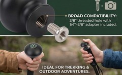 Trekking Poles Knob Handle Grip, Outdoor Universal Monopod Walking Stick Knob,