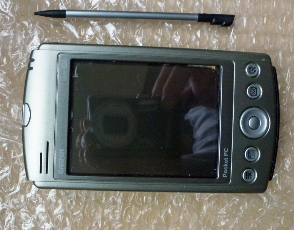 Garmin iQue M5 pocket PC GPS with City Select NA Maps, New Batt, Cable, Extras