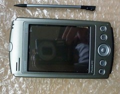 Garmin iQue M5 pocket PC GPS with City Select NA Maps, New Batt, Cable, Extras