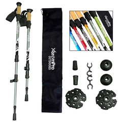 2 Pcs Trekking Poles,Aluminum Lightweight Collapsible Hiking Poles for Women,…