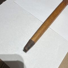 Hand-Carved Wooden folk art cane with bird Head Handle and Decorative Shaft