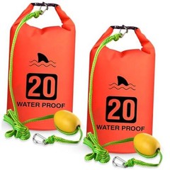 2 Set 20L Sand Anchor Heavy Duty Buoy Kit 2 in 1 Kayak Anchor Floating Orange
