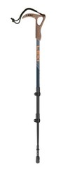 Adjustable Hiking Pole Walking Stick 60-120 cm Lightweight Cork Grip Blue Orange