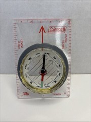 VTG Coleman Beginner Friendly Compass. Made In Taiwan. Pre-owned.