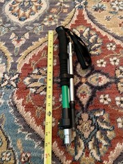 CNOC OUTDOORS VERTEX CARBON, Single Trekking Pole, Ultralight Hiking Staff