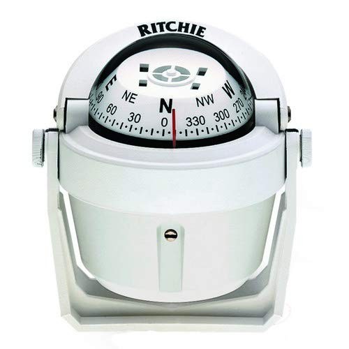 ”Ritchie B-51w Explorer Compass – Bracket Mount – White