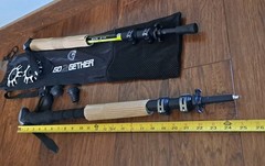 Set of Go 2 Gether Aluminum Collapsible Trekking Poles 115-135CM 43.5″ Yellow