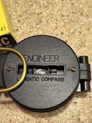 Vintage 1970’s Precise Pathfinder Pocket Compass ( Made in Japan)