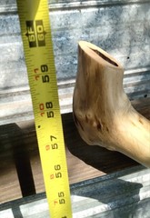 Handmade Rustic Crooked Walking Stick Feathered Staff
