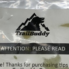 Pack Of 6 TrailBuddy Walking Stick Tips Replacement Rubber Cane Tips Fit Most