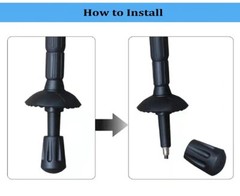 Trekking Poles Walking Poles Tips Protectors Hiking Poles Replacement Rubber Tip