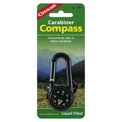 Coghlan’s Aluminum Carabiner Liquid Filled Compass (3-Pack)
