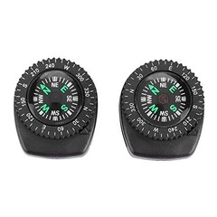 Button,Watch Strap,2pcs Portable Hiking Watch Band Slip Slide Navigation Wris…
