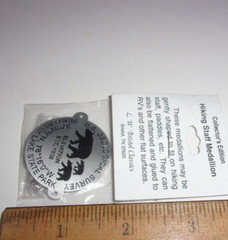 Bear Creek Lake Hiking Staff Stick Medallion NEW L.W. Bristol Classics