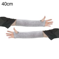 Level 5 Cut Resistant Arm Sleeves Pair for Outdoor Work and Safety Use