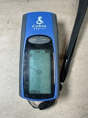 Cobra GPS100 Ptortable GPS Navigator with Lanyard. Tested and working.