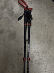 Black Diamond Trail Shock Pro Flicklock Trekking Hiking Poles 100-140cm Black