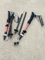 Set of Rebornsun Folding Trekking Poles 110-125CM .. 10Y